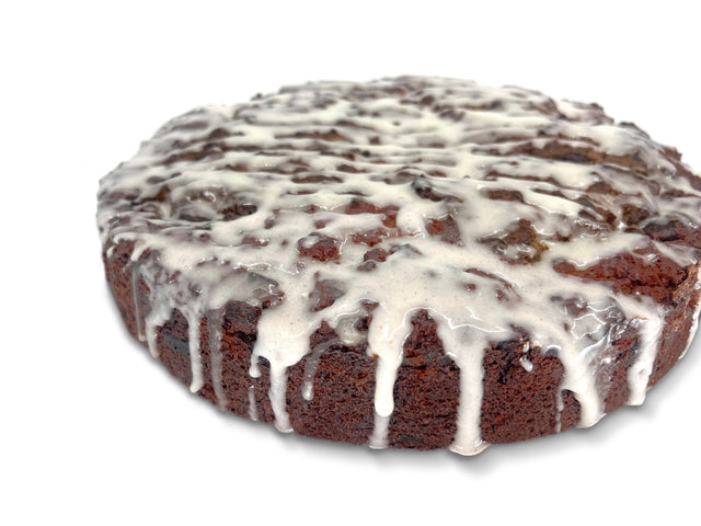 the chocolate chunk bread pudding round