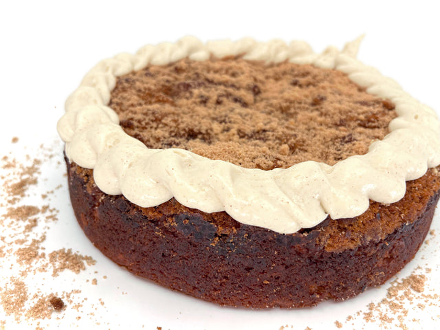 the cinnamon roll bread pudding round