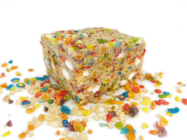 the gay AF gay pride Rice Krispie treat