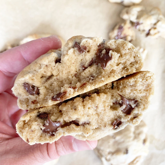 chocolate chip and sea salt gourmet cookies